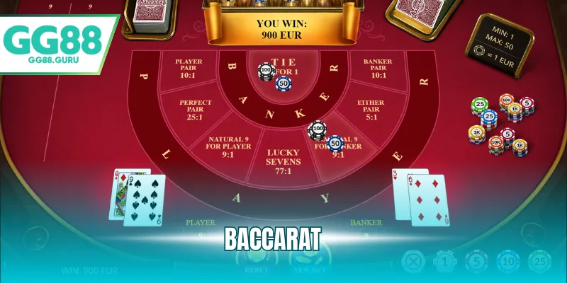 Baccarat – Trò Chơi Casino Kinh Điển Được Yêu Thích Nhất Tại GG88 1 baccarat